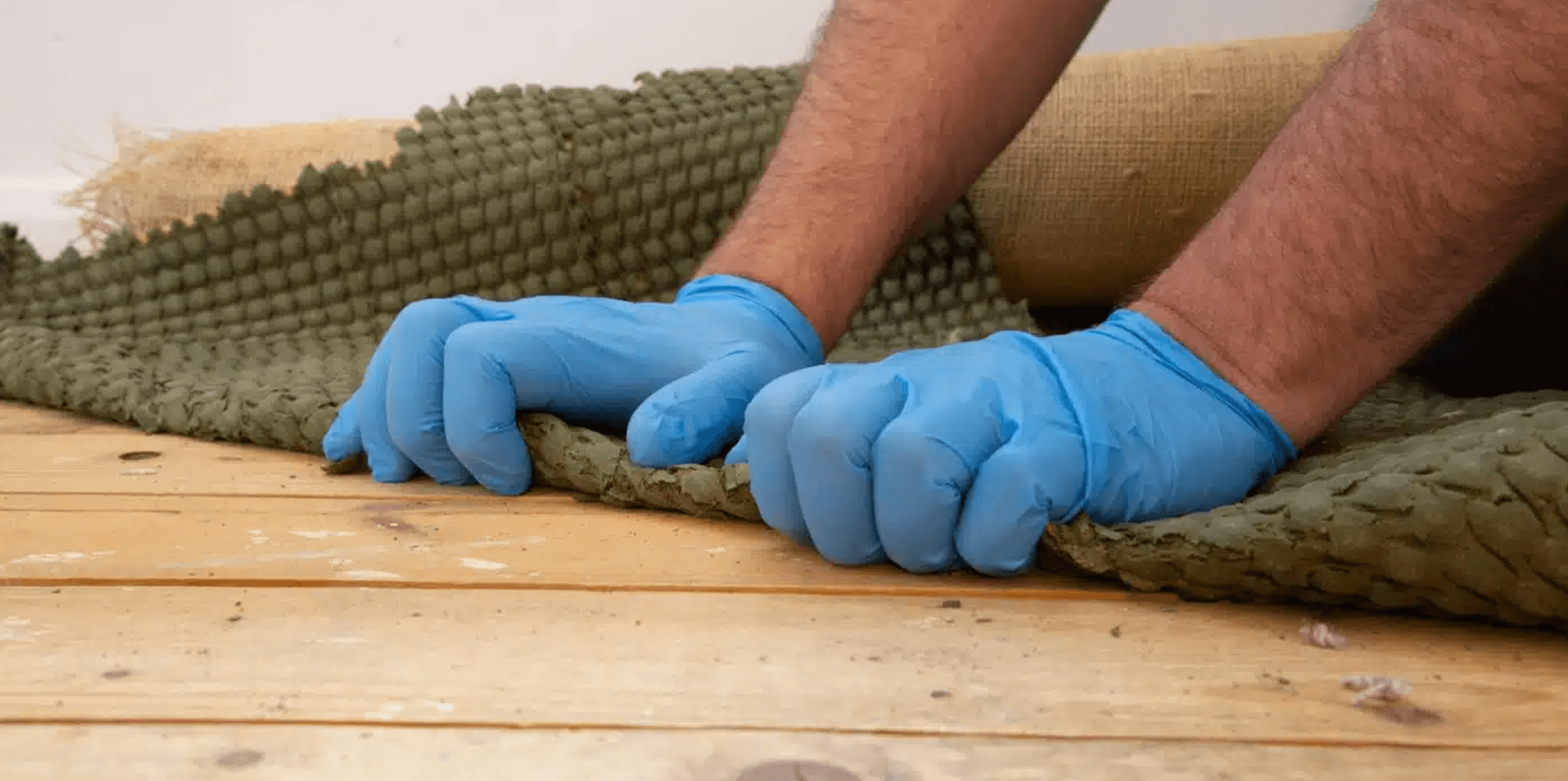 Old carpet removal service for a customer