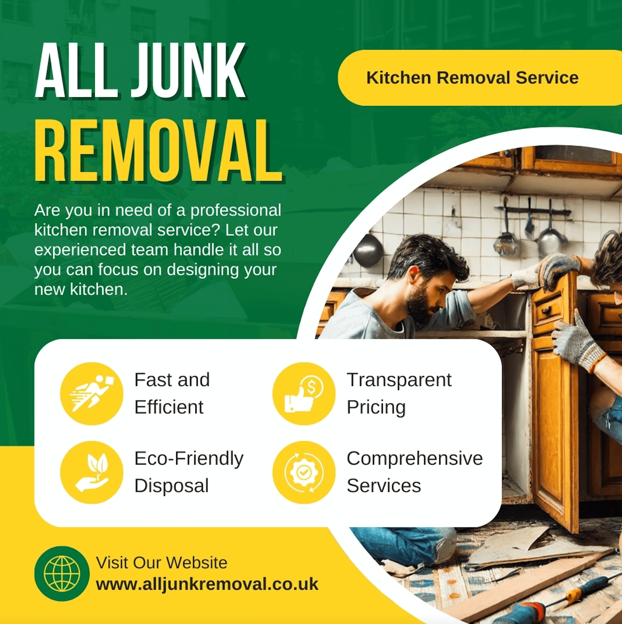 Professional kitchen removal- All Junk